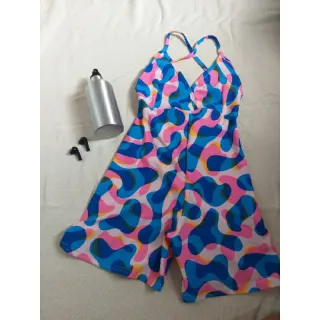 Alça fina macacão empina bumbum - Raryel - Delicado