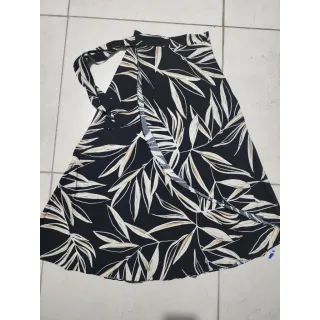 Amarração Estampa Floral Saia Longa Envelope Feminina Fenda - estampa 16