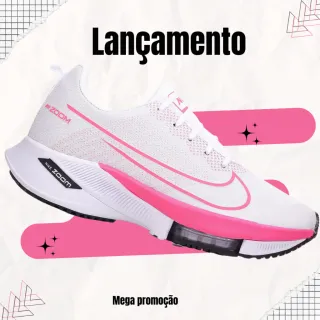 Lançamento Zoom Esportivo Academia Feminino Tênis - grafite/pink