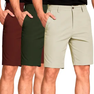 Bermuda Colorida Lisa Social Masculina em Sarja Jeans Brim - Bege Sarja