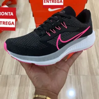 Promoção Tênis Confortável Feminino Pegasus Fit - Envio Rápido - PRETO/PINK