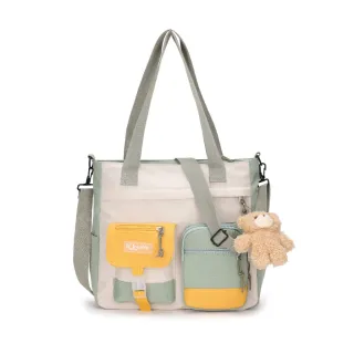 Bolsa Coreana/Japonesa Transversal com Ursinho + Ombro (8807/8808/8809/8810) - Rosa 🌸 (8809)