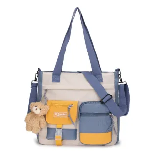 Bolsa Coreana/Japonesa Transversal com Ursinho + Ombro (8807/8808/8809/8810) - Rosa 🌸 (8809)