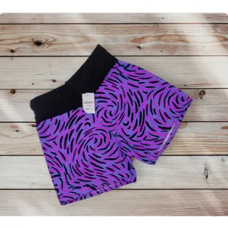 Roupa Academia Shorts Fitness Feminino Levanta Bumbum - SHORT EMPINA AZU ROYALL