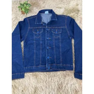 Jaqueta Escura Lycra Jeans - Lavagem escura