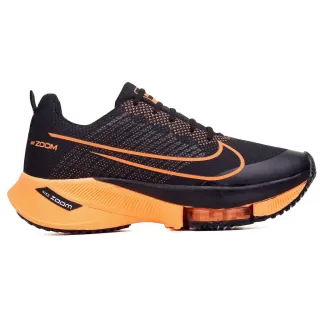 Lançamento Tênis Masculino Zoom Air Esportivo Academia - PRETO/LARANJA