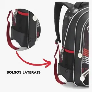 Grande Mochila Infantil Masculina Spider-Aranha Dark 2023 Escolar Resistente - PEQUENA