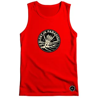 Hang Lose Camisa Regata Masculina Verão Surf Praia - CINZA-CLARO