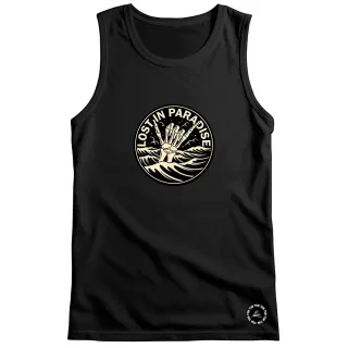 Hang Lose Camisa Regata Masculina Verão Surf Praia - CINZA-CLARO