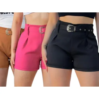 NOVO! Alfaiataria curta com cinto