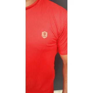 Moda Gringa: Camiseta Masculina Longline Canelada - Basica Americana - Branca