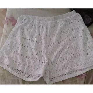 Shorts de tricô para saída de praia - Verão piscina shortinhos - Preto