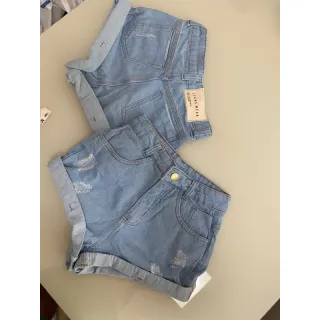 Short jeans desfiado mom - Raryel - Jeans rasgadinho