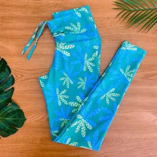 Cintura Alta Legging Fitness Estampada Suplex Academia - estampa 3