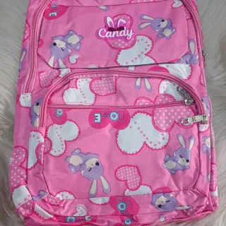 Bolsa Mochila Feminina Escolar Juvenil Adulto 6081 - 6081 azul claro