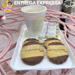 4 Peças Kit Festa: 2 Bandejas Pequenas + 2 Mesinhas Decorativas - Vermelho