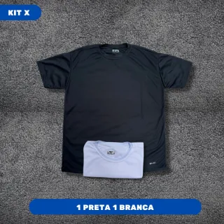 Camisetas Lisa Refletiva Dry Fit - Kit 4 Peças Academia Treino - KIT A