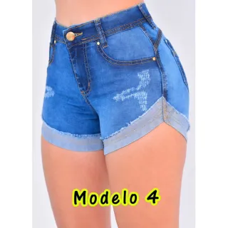 Feminino Short Jeans: estilo e conforto em uma peça versátil - Modelo 2