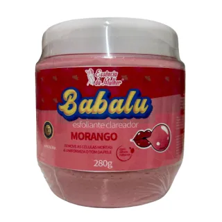 Essência da Mulher - Esfoliante Clareador Babalu MORANGO Cherinho de Chiclete 280g - Único