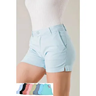 Sarja Social Feminino Elastano Bivik Cores - Short - Azul Claro