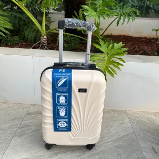 Mala de Bordo para Viagem com Rodinhas 360 Graus, Material em ABS Resistente e Cadeados Embutidos - N verde 17