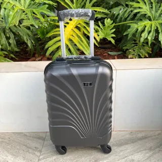 Mala de Bordo para Viagem com Rodinhas 360 Graus, Material em ABS Resistente e Cadeados Embutidos - N verde 17