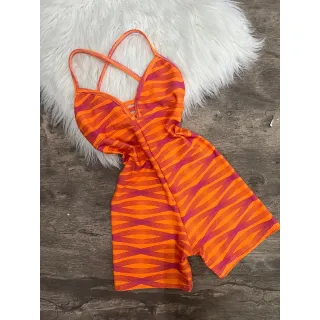 Alcinha Macaquinho Fitness - Costa Nua - ANIMAL PRINT LILÁS