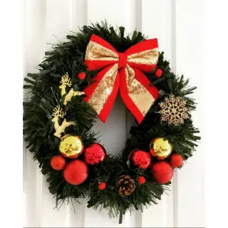 Laço Tradicional para Guirlanda de Natal - Único