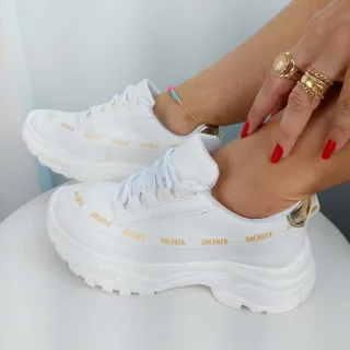 Confortável Tênis Feminino Plataforma Chunky Sneaker Blogueira (FORMA PEQUENA)