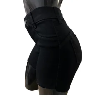 Meia Coxa Jeans com Elastano, Cintura Alta - Raryel - CLARA