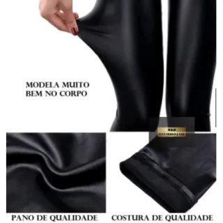 Blogueiras Disco Calça Legging Feminina Botão Brilho Cirre - g2/50