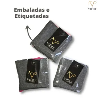 Viére Kit Calcinhas Fitness Cós Alto Com Compressão - 10 unidades - XGG
