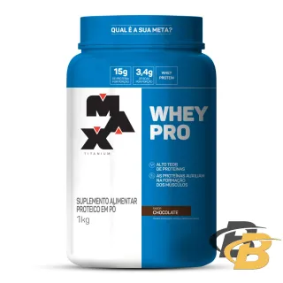 Max Titanium Whey Pro Protein Concentrado - 1kg - VITAMINA DE FRUTAS