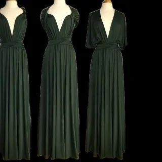 20% de Desconto em Vestido Longo Feminino para Festa, Casamento e Formatura - terra cota CLARO