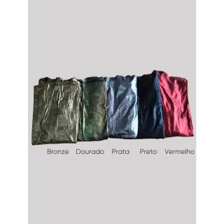 Transpassa Blusa Feminina Metalizada - Vermelho