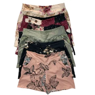 Sortidas Estampas Cores Shorts Kit com 5 - M