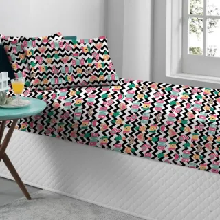 Lençol Infantil Solteiro em Malha com Elástico - Jogo de Cama Antialérgico - Algodão - Super Game