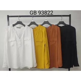 Plus Size Camisa Social GB93822P - Preto