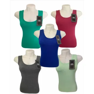 Promoção 2021: Kit com 5 blusinhas femininas em oferta - Alça Larga