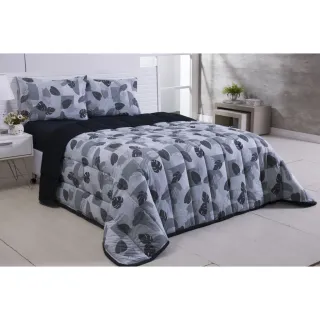 Cobertor de Malha Estampado Dupla Face Casal Queen - Borboletas