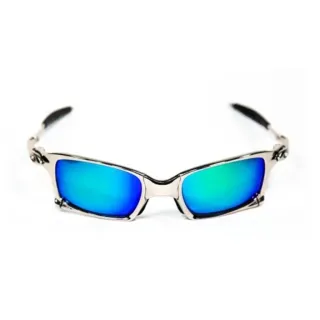 Óculos de Sol Juliet Várias Cores - Hastes de Ferro Unissex - Quadrado/Dourado