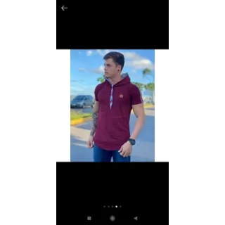 Camisa longline masculina com capuz em algodão fio 30.1 penteado - Branca