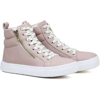 Tênis Rosa Cano Longo Botinha de Crossfit Feminino Sneaker - 38