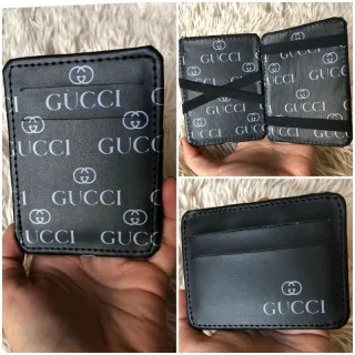 Várias marcas e modelos de Carteira Masculina Mágica unissex - versace branca\roxo