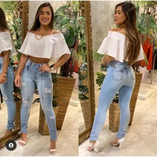 Promoção Blusinha Morcego Gaivota Cropped Ciganinha - VERDE JADE