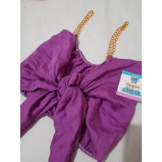 Blusa Cropped com corrente - Promoção diversas cores - Rose cetim1