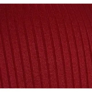 Blusinha Canelada Princesa Bufante Manga Curta Feminina - Cereja