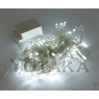 Fio de led pisca pisca natal 100 leds 9m 8 funções - branco colorido azul rosa vermelho verde roxo - Roxo