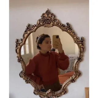 Retrô provençal espelho parede festas quarto escritório casa - Único