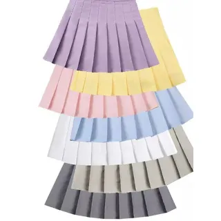 Pregas colegial cosplay saia